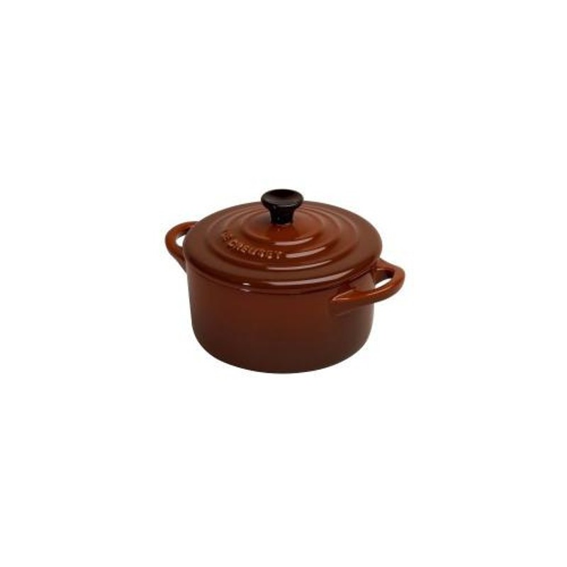 Le Creuset Mini cocotte ronde 10 cm, coloris Châtaigne