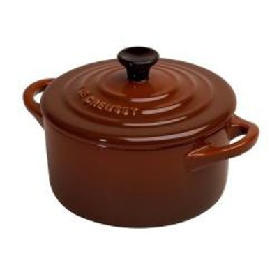 Le Creuset Mini cocotte ronde 10 cm, coloris Châtaigne