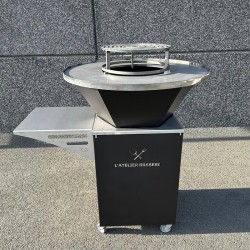 L'atelier Brasero Tablette Latérale - Inox - Image 2