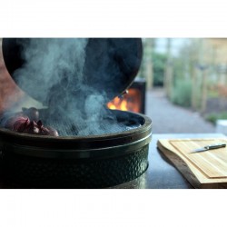 Big Green Egg Large - Avec Egg + Chariot à roulettes + Tablettes latérales + Conveggtor - Image 11