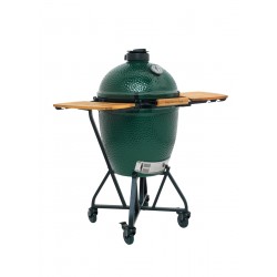 Big Green Egg Large - Avec Egg + Chariot à roulettes + Tablettes latérales + Conveggtor - Image 8