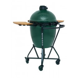 Big Green Egg Large - Avec Egg + Chariot à roulettes + Tablettes latérales + Conveggtor - Image 9