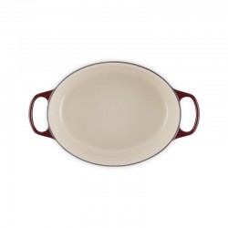 Le Creuset Cocotte ovale 31cm garnet bouton doré - Image 3