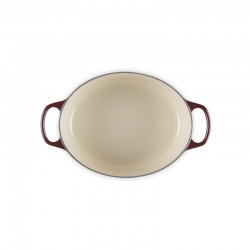 Le Creuset Cocotte ovale 29cm garnet bouton doré - Image 3