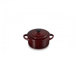 Mini-cocotte ronde 10cm garnet