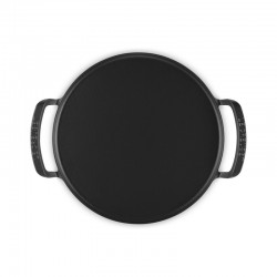 Le Creuset Plaque à pizza collection barbecue 35cm noir mat - Image 2
