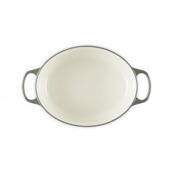 Le Creuset Cocotte ovale 31cm thym bouton doré - Image 3