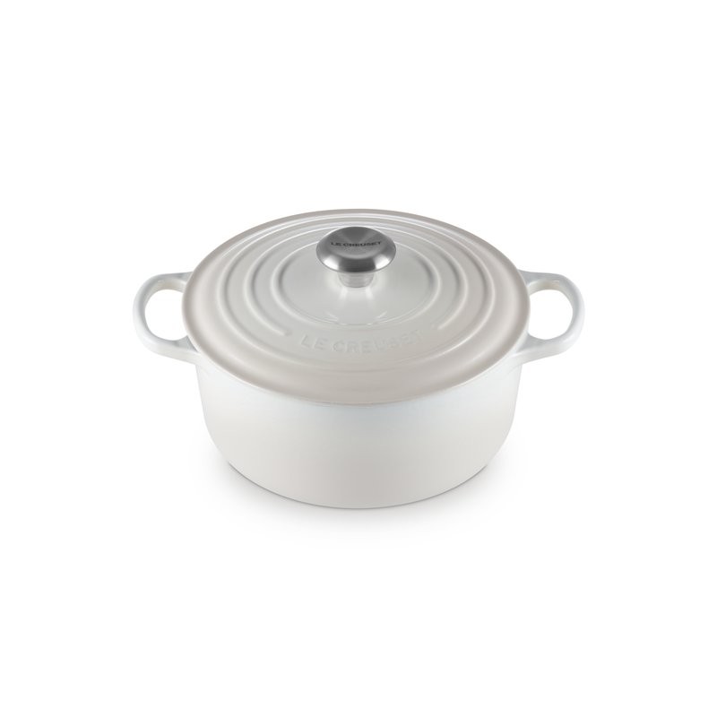 Le Creuset Cocotte ronde 24cm meringue