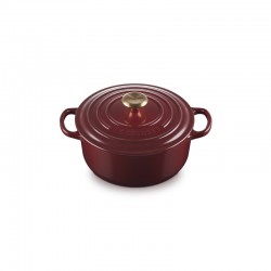 Cocotte ronde 20cm garnet...