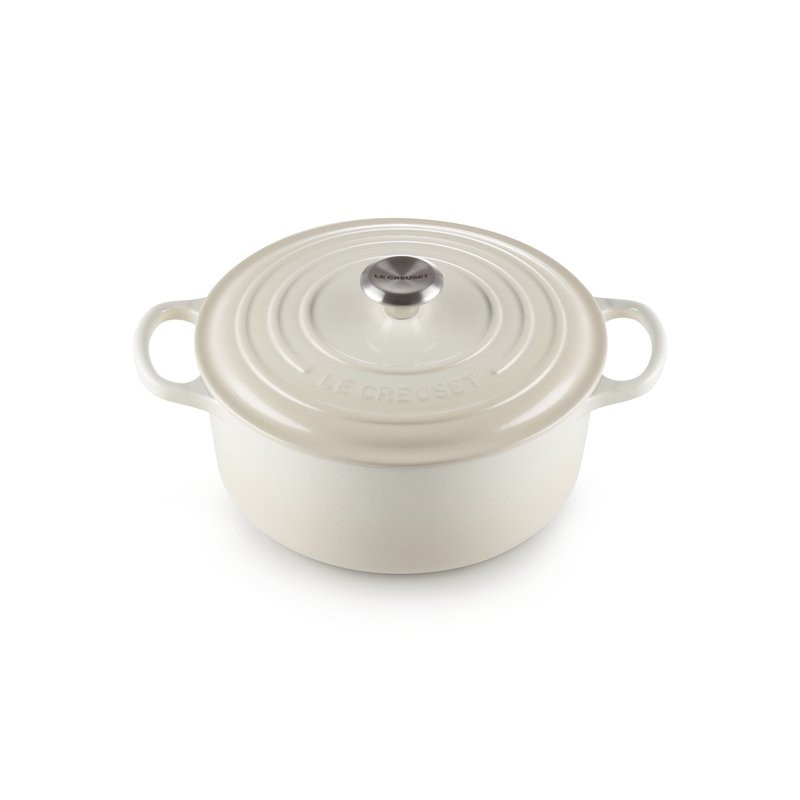 Le Creuset Cocotte ronde 26cm meringue