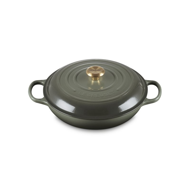Le Creuset Faitout 30cm thym bouton doré
