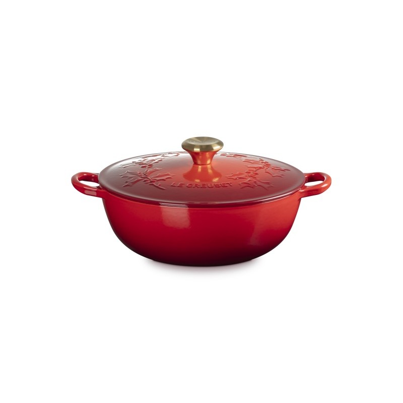 Le Creuset Marmite 26cm cerise couronne enchantée
