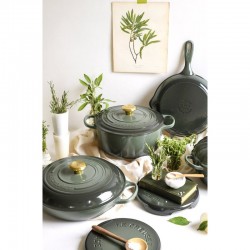 Le Creuset Cocotte ronde 24cm thym bouton doré - Image 5
