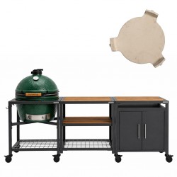 Big Green Egg XLarge - Pack Table modulaire + Meuble extension + Meuble placard - Image principale