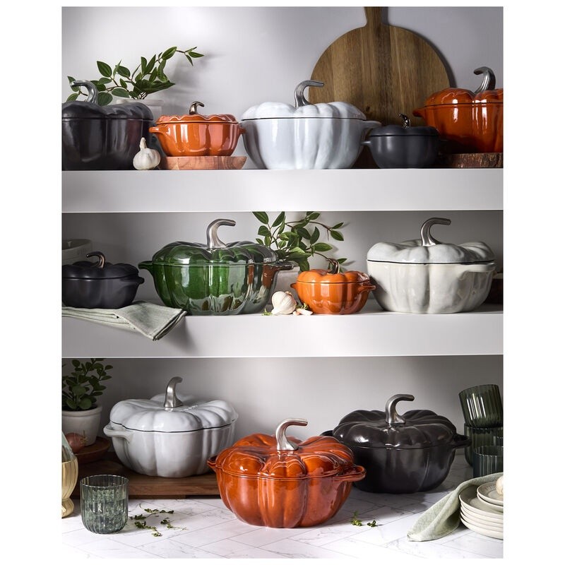 Staub Cocotte 15 cm, Citrouille, Céramique