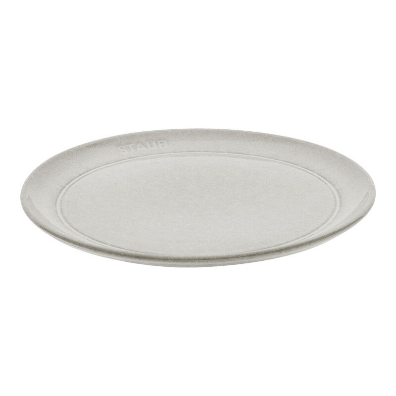 Staub Assiette plat 20 cm, Céramique, Truffe blanche