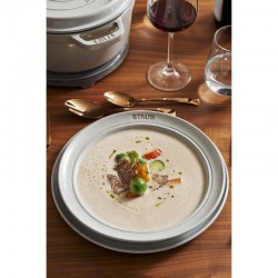 Staub Assiette 24 cm, Céramique, Truffe blanche - Image 4