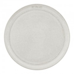 Staub Assiette plat 22 cm, Céramique, Truffe blanche - Image 2