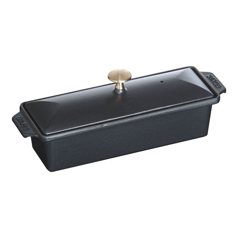 Staub 30 x 11 cm, Terrine, Noir mat