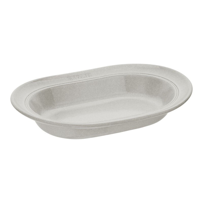 Staub Assiette 25 cm, Céramique, Truffe blanche