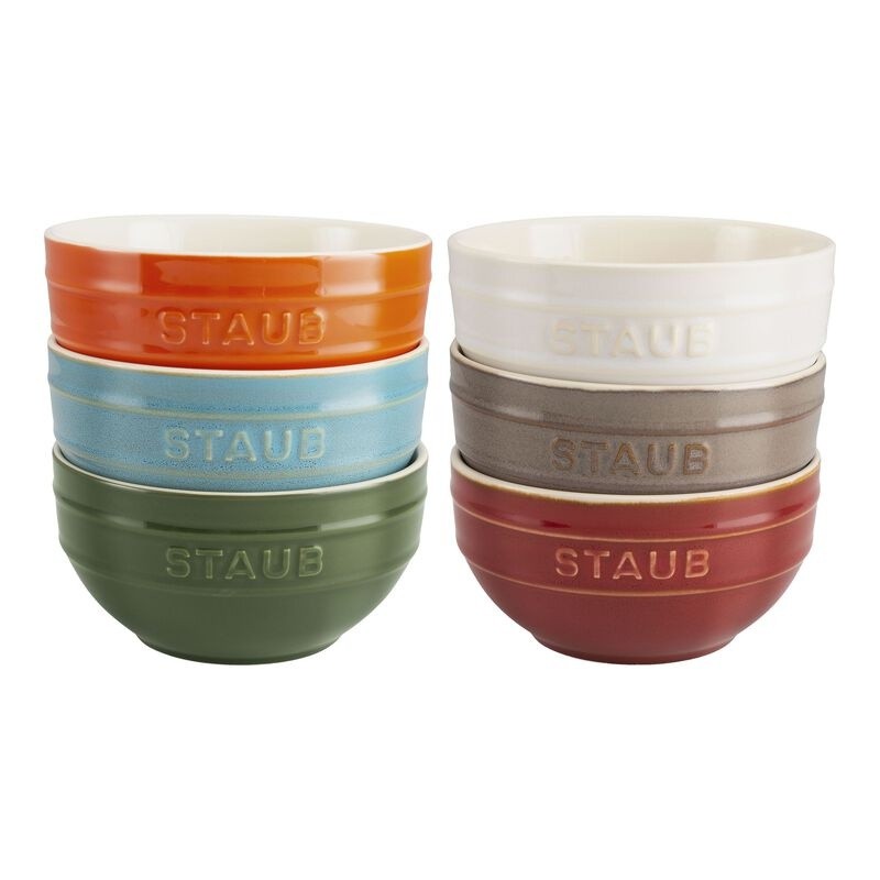 Staub Set de bols arc-en-ciel 14 cm / 6-pcs