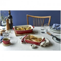 Staub 27 x 20 cm, Assiette chaude, Cerise - Image 4