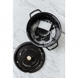 Staub Cocotte 34 cm, Rond(e), Noir mat, Fonte - Image 7
