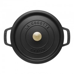 Staub Cocotte 14 cm, Rond(e), Noir mat, Fonte - Image 4