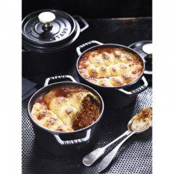 Staub Cocotte 14 cm, Rond(e), Noir mat, Fonte - Image 9