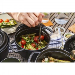 Staub Cocotte 16 cm, Rond(e), Noir mat, Fonte - Image 2