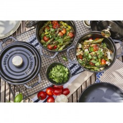 Staub Cocotte 16 cm, Rond(e), Noir mat, Fonte - Image 9