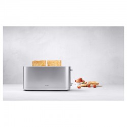 Zwilling Grille-pain Grille permettant de réchauffer des petits-pains, 2 fentes tranches longues, Argent - Image 3