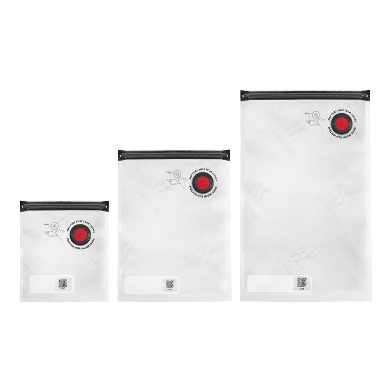 Zwilling Set de sacs sous vide, S/M/L / 10-pcs