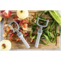 Zwilling Éplucheur 2-en-1, Gris - Image 2