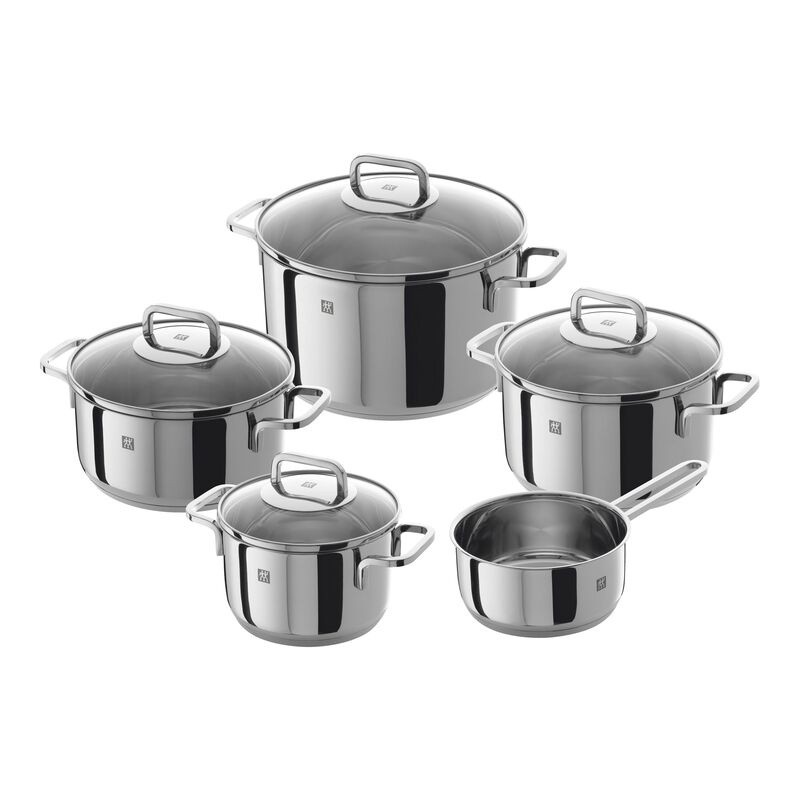 Zwilling 5-pcs, Set de casseroles, Argent
