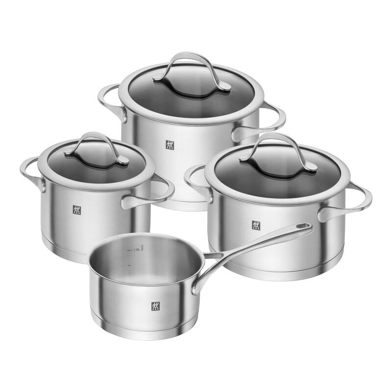 Zwilling 4-pcs, Set de casseroles, Argent