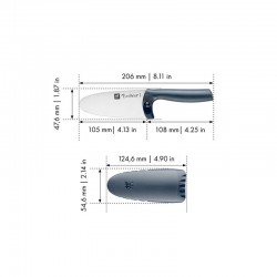 Zwilling Couteau de chef 10 cm, Bleu - Image 4