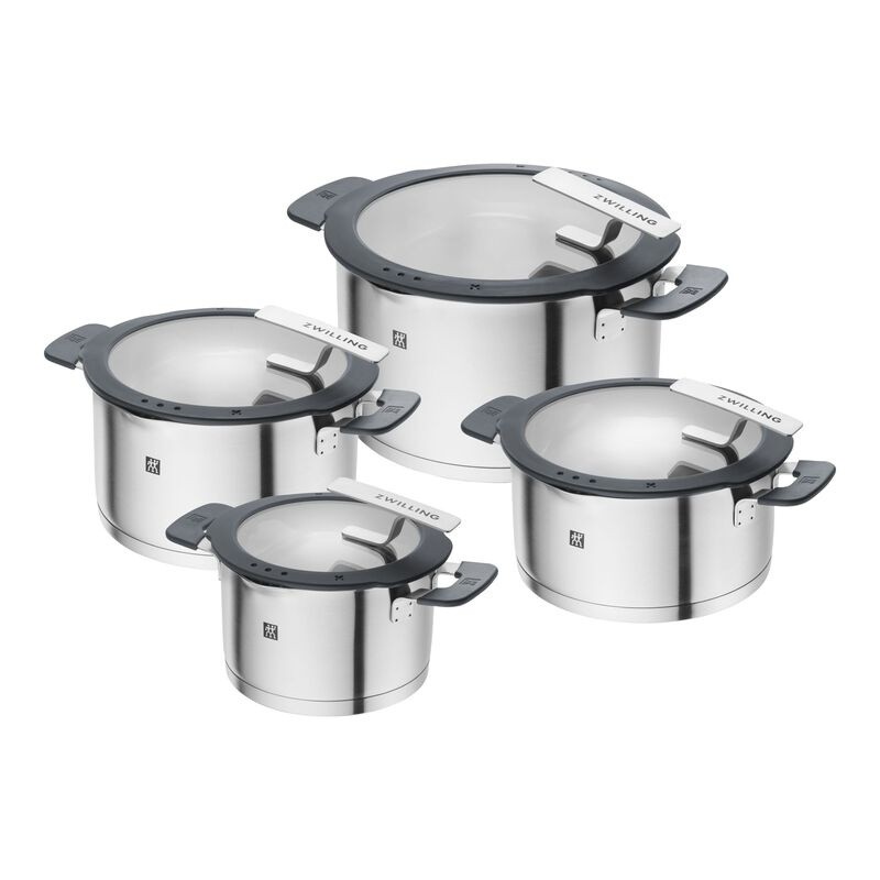 Zwilling Set de casseroles, 4-pcs, Acier inoxydable