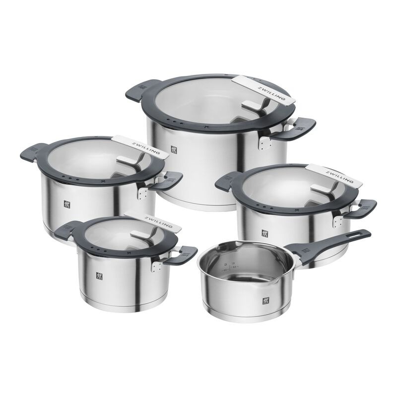 Zwilling Set de casseroles, 5-pcs, Acier inoxydable