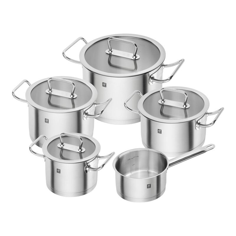 Zwilling 5-pcs, Set de casseroles, Argent
