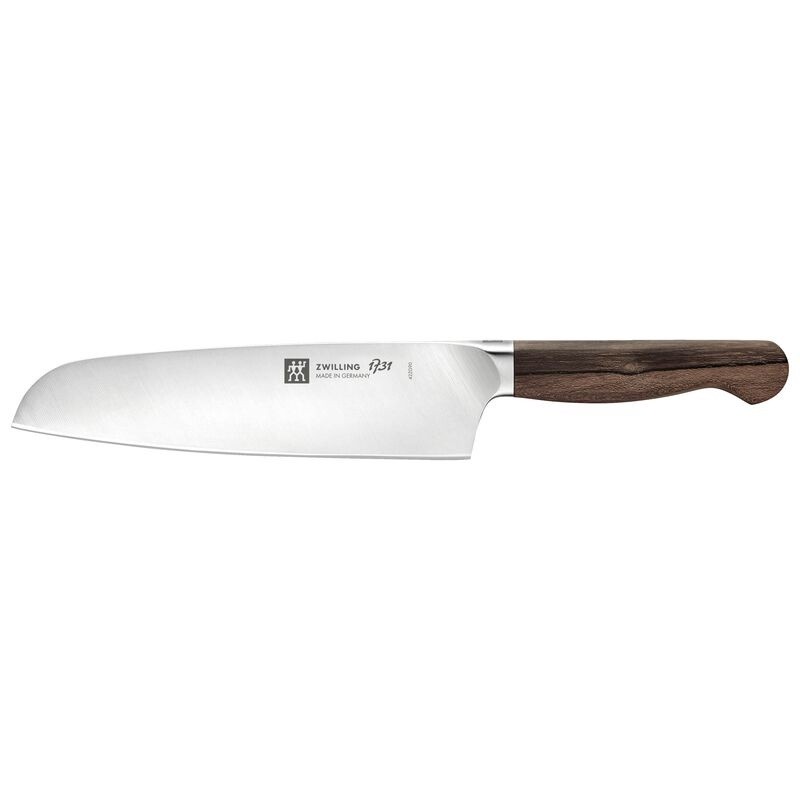 Zwilling Santoku 18 cm, Brun, Tranchant lisse