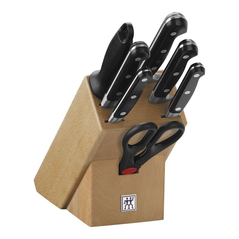Zwilling 8-pcs, Bloc de couteaux, Nature