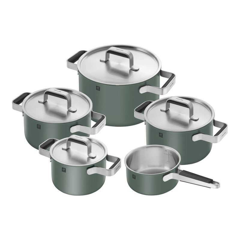 Zwilling Set de casseroles et poêles, 5-pcs, Inox 18/10