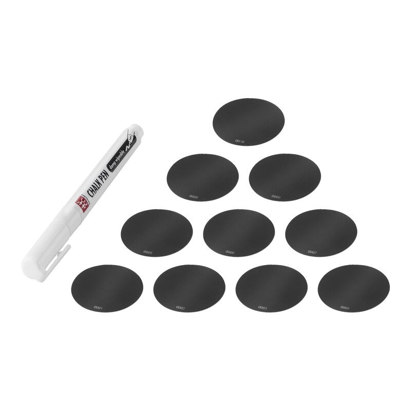 Zwilling Set étiquettes et marqueurs craie CUBE, 11-pcs