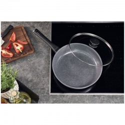Zwilling Sauteuse avec couvercle en verre, 28 cm, Aluminium, Revêtement antiadhésif en céramique renforcée en titane - Image 5