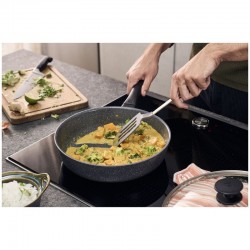 Zwilling Sauteuse avec couvercle en verre, 28 cm, Aluminium, Revêtement antiadhésif en céramique renforcée en titane - Image 6