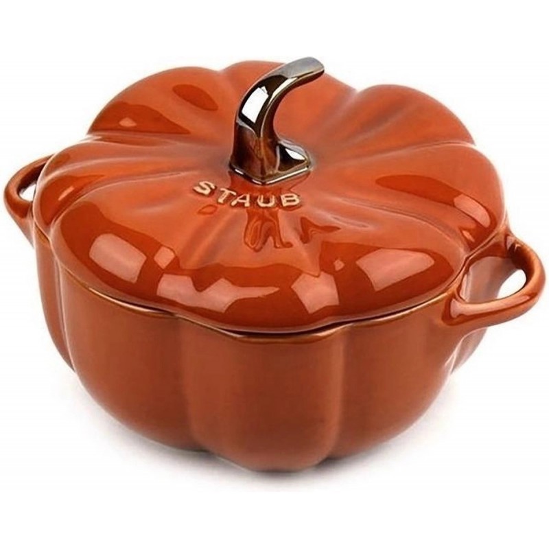 Staub Cocotte 12 cm, Citrouille, Céramique Couleur Cannelle