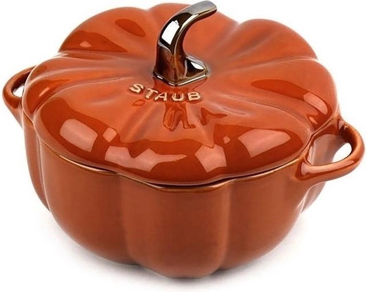 Staub Cocotte 12 cm, Citrouille, Céramique Couleur Cannelle