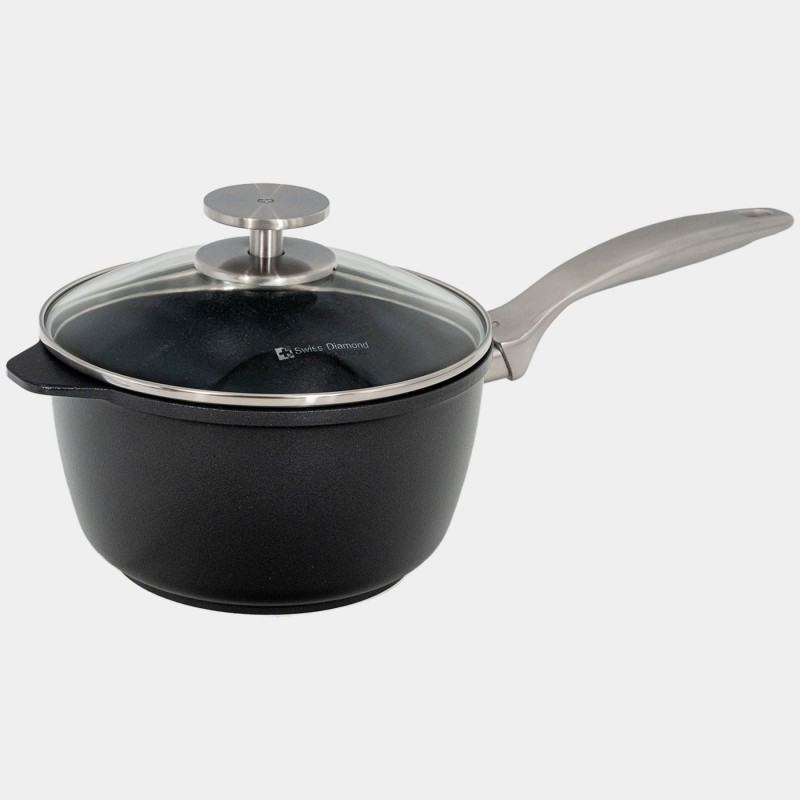 Swiss Diamond CXD Induction Casserole/couvercle ss PFAS 18 cm