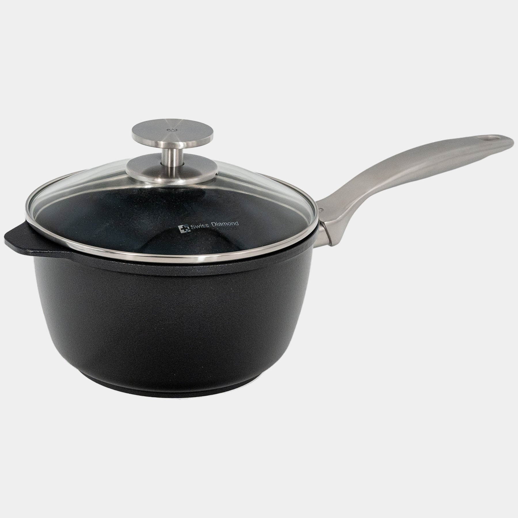 Swiss Diamond CXD Induction Casserole/couvercle ss PFAS 18 cm
